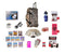 44 Meals Food Storage Survival Kit with Wheel Camo Bag