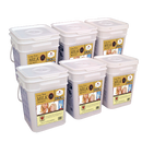 Wise Milk bucket consists of 720 servings (12 servings per pouch) of delicious whey milk. Just add one cup of water per serving and ready to drink.