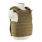 Vism tan color plate carrier with quick release buckles.