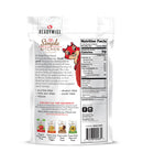 Freeze-dried strawberry snack pouches for hiking, travel, emergency preparedness, and everyday healthy snacking