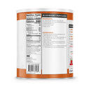 ReadyWise pancake mix label close‑up showing serving information and product details