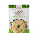 ReadyWise Cheddar Broccoli Soup Mix six-pack case containing 48 total servings.
