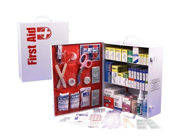 This 3-Shelf First Aid Cabinet was designed by leaders in the emergency preparedness industry.
