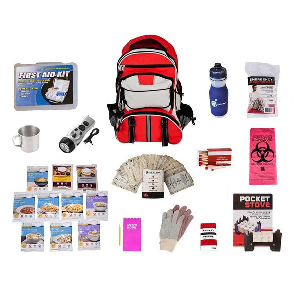 44 meals food and storage survival kit.