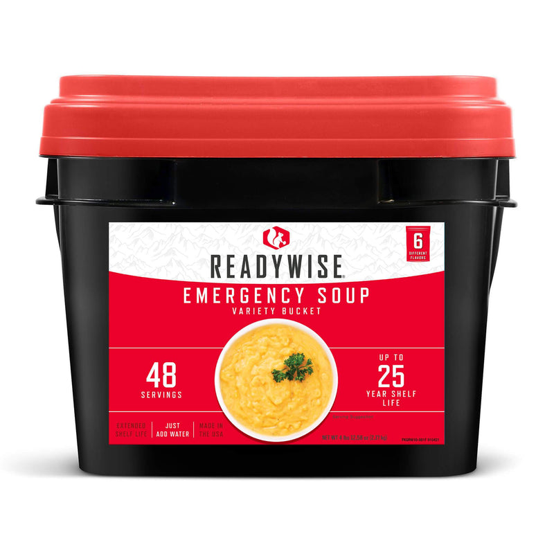48 Servings Emergency Soup Bucket