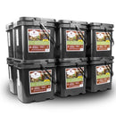 720 Serving Freeze Dried Wise Meat Bucket come packaged in Mylar pouches and are stored in a grab and go plastic container.