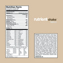 Nutrient shake bulk bag with 30 servings. List of ingredients shown.