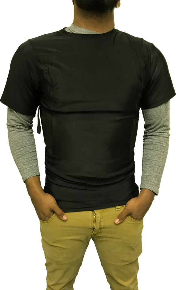 Safe-T-Shirt Ballistic Plate Carrier with Holster