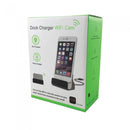 Dock Charger Wi-Fi Camera w/8GB Card - Android