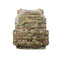 The AR500 Testudo plate carrier image shows the backside view green camo color and design.