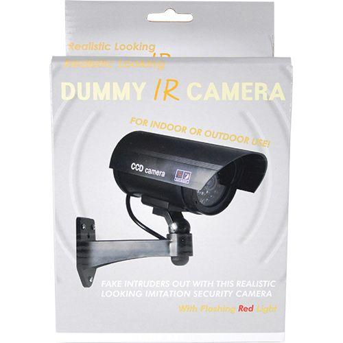 Fake dummy camera with black color housing has red flashing light.