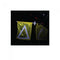 Car safety bright yellow flag tool so others will see you during a car breakdown.