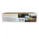 Manufacturer packaging for the Spot Me Flag has a powerful ceramic magnet so it can easily attach to the side or rooftop of a car.