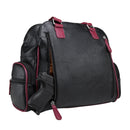 CCW Braided Shoulder Bag - Black w/BurGundy Trim