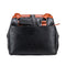 CCW Braided Tote - Black w/Brown Trim