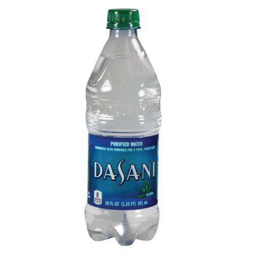 The Dasani Water Bottle Safe has hidden compartment you can safely hide valuables inside the secret compartment. Close up view shown.