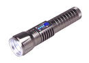 Streetwise flashlight with power bank.