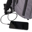 Color gray lightweight Flex bulletproof backpack for students personal safety.