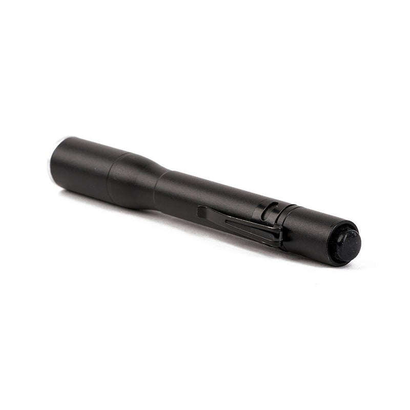 Guard dog pen point flashlight.