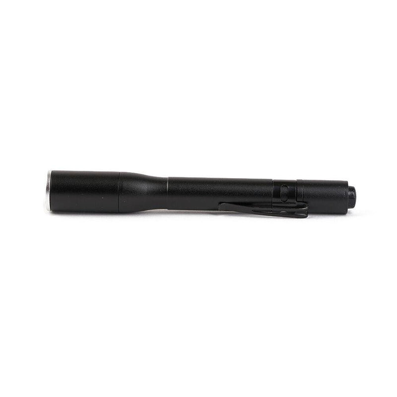 Guard dog pen point flashlight. Side view shown.