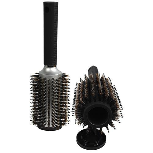 Diversion safe brush with hidden compartment to safely hide valuables inside.