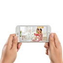 iFollow Auto Tracking WiFi Camera Smart Motion Tracking Wi-Fi Security Camera is a great solution for mobile surveillance monitoring! Watch video through your smartphone.