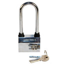 The Alarmed Padlock works as a Motion Sensor when it’s locked the 100db alarm will sound when the lock is tampered.