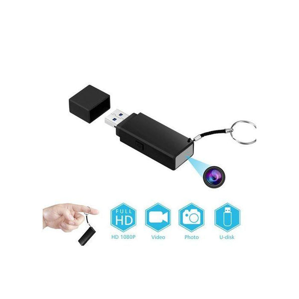 This mini USB has a hidden spy camera inside with built In DVR for discrete use.