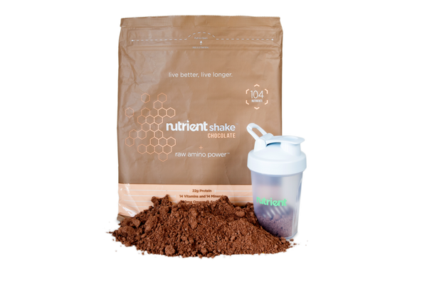 Nutrient shake bulk bag with 30 servings.