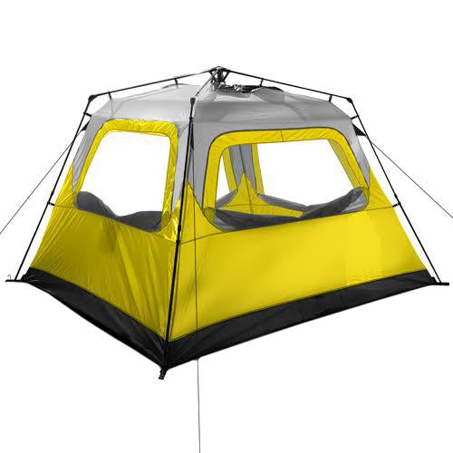 The PahaQue Basecamp 6-person quick pitch tent is designed to provide ease of use, total weather protection and extra roominess, in an affordable family camping and survival shelter tent.
