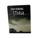 Pending Storm hand gun book with hidden compartment to safely hide valuables inside.