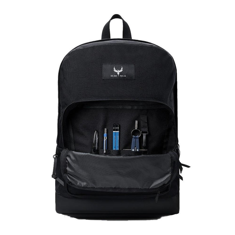 Lightweight AR500 Armor Phoenix bulletproof backpack with large compartments.