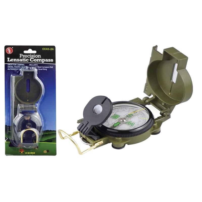 Protective Compass Precision Lensatic Compass with Map Scale Safety Gear Survival Kits ...