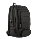ProShield flex bulletproof backpack in charcoal color. Side view shown.