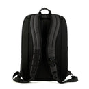 ProShield flex bulletproof backpack in charcoal color. View of the straps shown.
