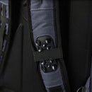 Lightweight bulletproof backpack with NIJ Level IIIA ballistic protection for women and men personal safety. Shoulder straps shown.