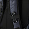 Lightweight bulletproof backpack with NIJ Level IIIA ballistic protection for women and men personal safety. Shoulder straps shown.