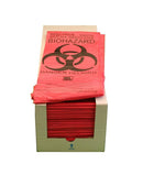 Each case comes with 500 Infectious-Waste Bags to bag hazardous or infectious items to include with your emergency preparedness survival kits.