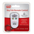 Shown in the image is the Sabre key Fob remote control for maximum security protection. Shown with packaging.