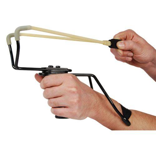 Large professional high velocity slingshot for men and women ages 16 or higher.