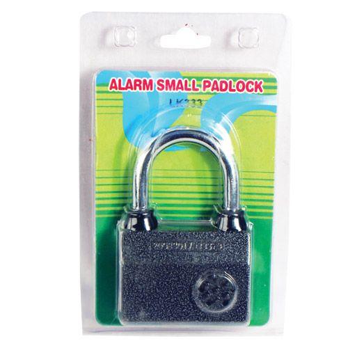 Manufacturer packaging for the small sized armed padlock so it can be shipped safely while in transit.