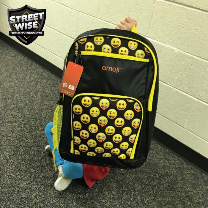 The Emoji  book-bag is bulletproof NIJ level 3A bulletproof rating offer students safety and protection if ever needed.