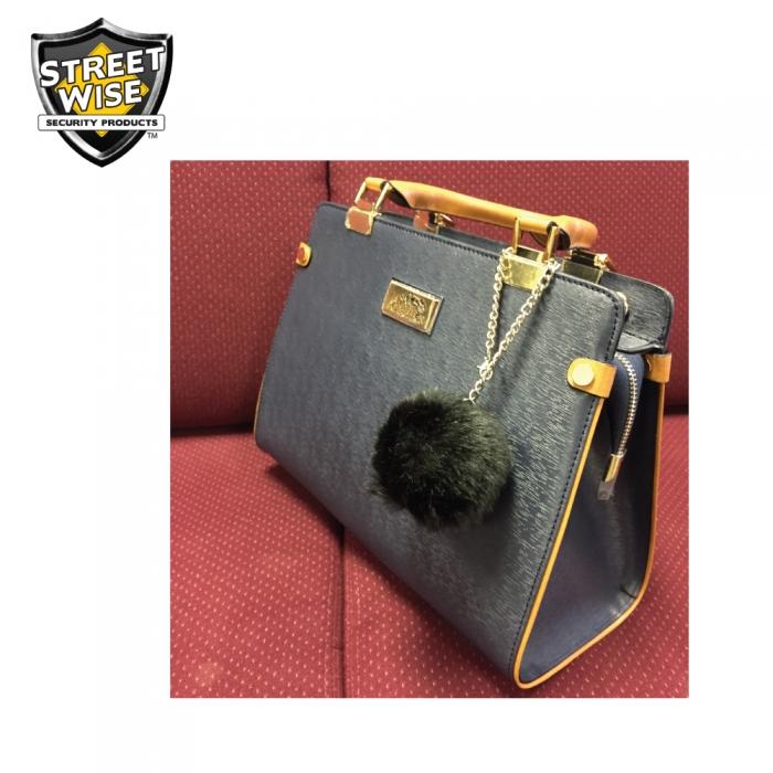 The Streetwise Fur Ball Alarm boasts a powerful 100dB alarm loud enough to be heard by anyone nearby. Just pull up on the chain and the powerful alarm will sound. This stylish self-defense product is ideal for students and women on the go - attaches to your keys or purse