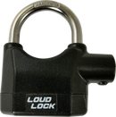 Streetwise Loud Lock Padlock with Alarm perfect for securing areas an if the lock is ever touched the loud alarm will sound after a few seconds.