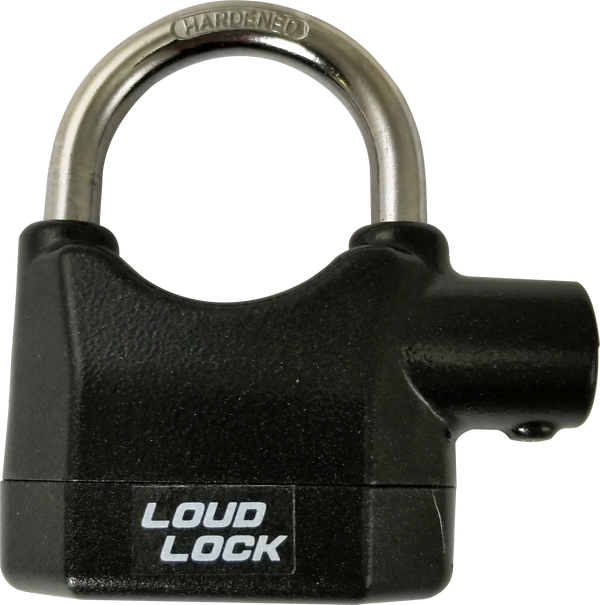 Streetwise Loud Lock Padlock with Alarm perfect for securing areas an if the lock is ever touched the loud alarm will sound after a few seconds.