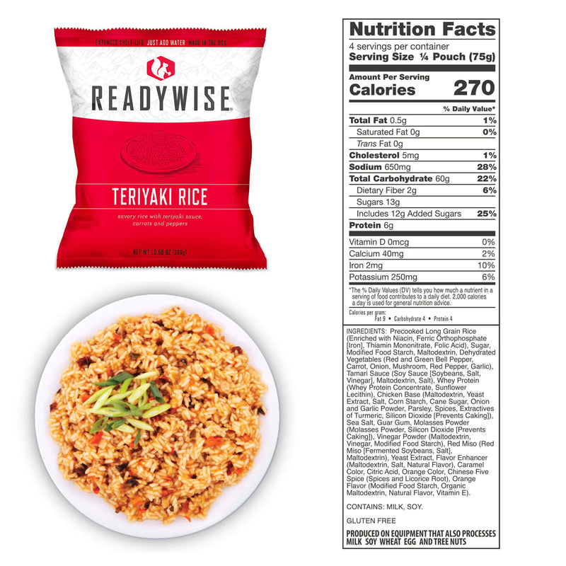 Emergency Food 7 Day Supply Ready Grab Bag