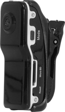 At only 2 and one-quarter inches by three-quarters of an inch, the thumb-size DVR is a portable and convenient way to record video (with audio).