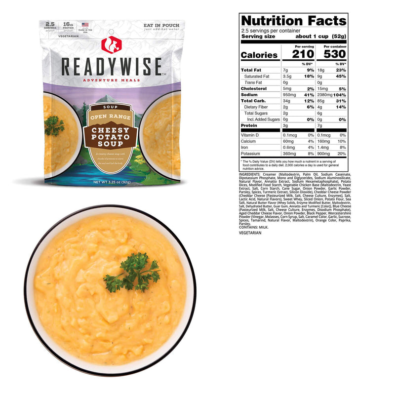 Value Pack Case of 6 Open Range Cheesy Potato Soup Food