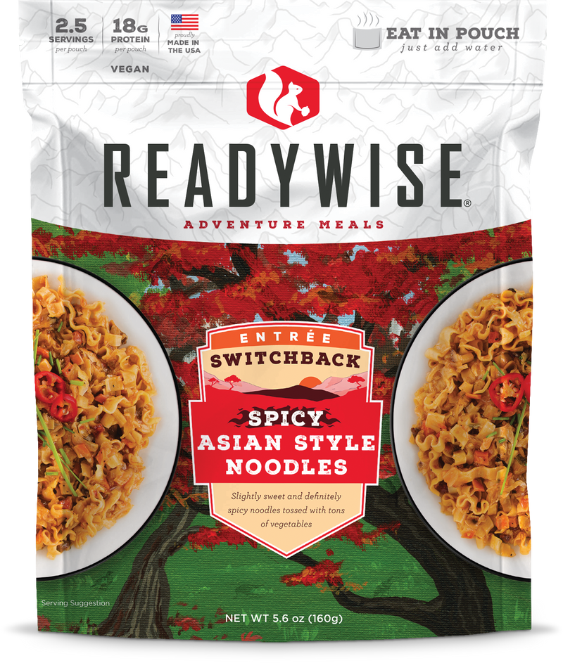 Value Pack Case of 6 Switchback Spicy Asian Style Noodles