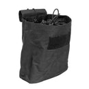 The Vism folding dump pouch color black for police and security.